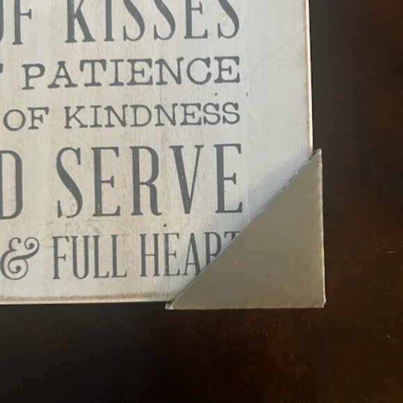 NWT Recipe for Love Kitchen Wall Art Rustic Wood Sign - Picture 8 of 9